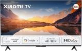 Xiaomi TV A 2025 55″ – Smart TV 4K HDR, Google TV, Control por Voz, Dolby, Negro