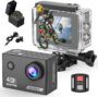 Yolansin 4k 30fps Camara Acuatica, 20MP HD Videocámara 40M Impermeable