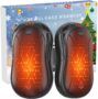 Calentadores de manos recargables FANDLISS 5200 mAh – 2 paquetes divididos desmontables para invierno 🧤