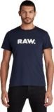 G-Star Para Hombre Camiseta Holorn R, Azul (sartho blue D08512-8415-6067), XS
