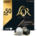 L’OR Cápsulas de Café Ristretto (Intensidad 11): El auténtico espresso italiano en tu cafetera Nespresso ☕