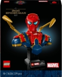 LEGO Marvel Busto de Iron Spider-Man (76326): La pieza definitiva para tu colección superheroica 🕷️⚡