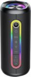 Altavoz Bluetooth Taopodo 5.4 – Potente y Portátil con Luz LED y 30H de Reproducción