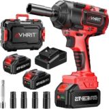 🛠️ Potencia Inalámbrica al Mejor Precio: Llave de Impacto Avhrit 1000N.m con 2 Baterías 🔋🚗