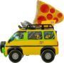 El vehículo definitivo para el asfalto de Nueva York: Así es el Pizza Blaster de las Tortugas Ninja 🐢🚀