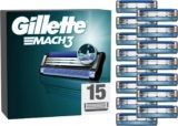 Gillette Mach3 Base Pack de 15 Recambios Para Maquinillas