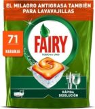 ¿Cansado de la grasa rebelde en tu vajilla? Descubre Fairy Original TodoEn1 Naranja 🧼
