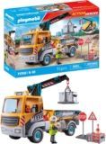 🚧 Camión de Obra con Grúa PLAYMOBIL: Diversión y creatividad para pequeños constructores
