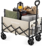 SONGMICS Carro Plegable de Jardín