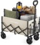 SONGMICS Carro Plegable de Jardín