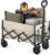 SONGMICS Carro Plegable de Jardín