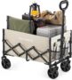 SONGMICS Carro Plegable de Jardín