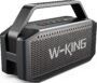 🔊 W-King Altavoz Bluetooth 80W: potencia, resistencia y graves que se sienten