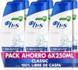 H&S Classic Champú Anticaspa 250ml para Uso Diario