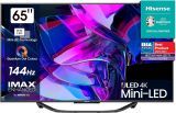 Hisense 65U7KQ Mini-LED VIDAA Smart TV, 65 Pulgadas Televisor, Quantum Dot Colour, Modo Juego de 144Hz, Full Array Local Dimming, Dolby Vision IQ  Dolby Atmos (Nuevo 2023)