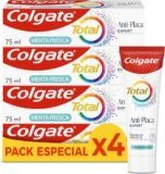 🦷 Colgate Total Anti-Placa Expert Menta Fresca Pack 4 x 75 ml: Protección diaria para una sonrisa sana 😁