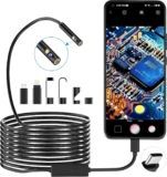 🔍 Boroscopio de Inspección de Serpiente Doble Lente 1920P: Precisión al Alcance de tu Smartphone 📱✨