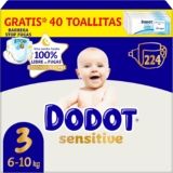Dodot Pañales Sensitive Talla 3: máxima protección y suavidad para la piel del bebé 👶