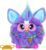 Furby Juguete interactivo de peluche color lila Versión en español