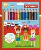 STABILO Lápiz de color: Estuche de 24 colores para dejar volar tu creatividad