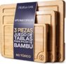Set de 3 Tablas de Cortar de Bambú Deer & Oak | Resistentes y Ecológicas