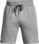Shorts Deportivos Under Armour Rival Fleece: Comodidad y Estilo en Gris