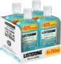 🪥 Listerine Mentol Sabor Suave sin Alcohol (4×750 ml): frescura y protección diaria 🌿