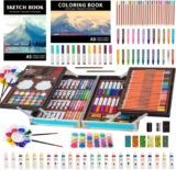 🎨 KINSPORY Maletín de Pinturas para Niños: ¡139 piezas para dar rienda suelta a su imaginación!