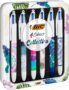 Descubra la Magia de Escribir: Bolígrafos BIC 4 Colores Colección Decors (Botanical y Tie Dye)