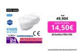 Pack 200 mascarillas KN95 con protección FFP2 homologadas