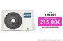 Aire acondicionado – Wide WDS12IUL3ECO-R32, Split 1×1, 3000 fg/h, 3800 W, Bomba de calor