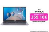 Asus M515UA-BQ384, Con pantalla de 15.6″ Full HD, Procesador AMD Ryzen™ 5 5500U, 8GB RAM