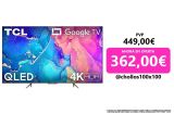 TV QLED 50″ – TCL 50C635, UHD 4K, Smart TV, ARM Cortex-A55, Quantum Dot