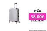 Raykong Maleta de viaje Grande ABS 76x49x31,5cm 122L Expandible 28 Pulgadas