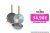 BRA NORDIK – Set de sartenes 18-22-26 cm, aluminio forjado con antiadherente