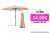 Sombrilla Parasol de Aluminio 270cm, Sombrilla de Jardín y Terraza, Sombrilla de Jardín con Forro Anti