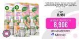 Air Wick Eléctrico – Set Lote 3 Recambios, Ambientador para Casa, Diferentes Aromas, Recarga Eléctrica, Flor Frescor, Flores Blancas, Lirio de Luna, Nenuco, Oasis Turquesa, Delicias de Verano, Vainilla