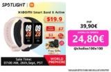 Estreno mundial] Versión global Xiaomi Smart Band 8 activa Pantalla  de 1,47 \