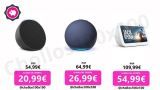 Echo Pop | Altavoz inteligente Bluetooth con Alexa, Echo Dot (5.ª generación, modelo de 2022), Echo Show 5 (3.ª generación)
