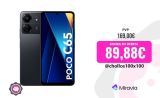 Poco C65 6GB/128GB 8GB/256GB Opcional Global Version Smartphone – Pantalla HD+ amplia y fluida de 6.74 pulgadas con frecuencia de actualización de hasta 90 Hz