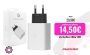 Cargador – Google Pixel 30W USB-C (GA03502-EU), Sin Cable, Compatible con dispositivos con carga USB-C, Carga rápida, Clearly White