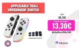 VILCORN Mando Switch compatible con Nintendo Switch/Oled/Lite Joypad para Lágrimas del Reino de Zelda Joys-cons L/R para FIFA 2023 Control Inalámbrico Joysitck