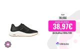 Skechers 155570_BLK Zapatillas de mujer negras en polipiel 78260