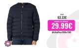 Springfield 956377 Abrigo, Azul Oscuro, S para Hombre
