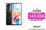 OPPO Smartphone Libre, 6GB+128GB, Pantalla OLED 6.7″, Cámara 50+2+8MP, Android, Batería 5000mAh, Carga Rápida 33W, Negro, A58 6+128, 4G