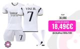 Conjunto Camiseta y Pantalón Camiseta Futbol Niño, Equipación Futbol 2023/2024, No.5/7 Equipacion Futbol Niño, Futbol Kit, Pantalones Cortos y Calcetines. Varios jugadores disponibles