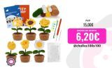 Bestcool Kit de Ganchillos para principiantes, plantas en maceta de Crochet Kit de Ganchillos con Crochet manualidades de bricolaje con instrucciones paso (A)