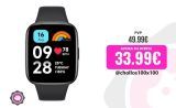 Xiaomi Redmi Watch 3 Active – Llamadas Bluetooth, Pantalla LCD de 1,83”, Monitor de frecuencia cardíaca, 100 Modos Deportivos, hasta 12 días de autonomía, Negro (Versión ES + 3 años de garantía)