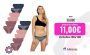DON ALGODON | Pack 12 Braguitas flores para Mujer Suavidad y Comodidad excepcionales | Unidades: 2 Unidades por Cada Color – Bragas Mujer Transpirables, Resistentes, máxima Comodidad día y Noche