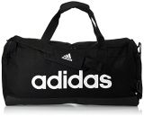 Adidas GN2038 Linear Duffel M Gym Bag Unisex-Adult Black/White NS